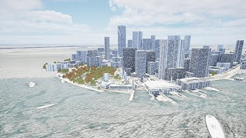 Create Manhattan Buildings using the Free Landscape Combinator Plugin in Unreal Engine 5.3