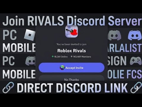 How to Join RIVALS Discord Server 🖇️ - YouTube