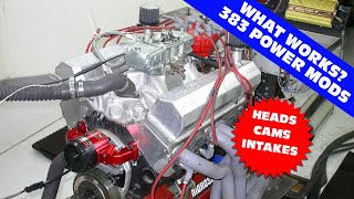 HOW TO MAKE MORE 383 STROKER POWER. HOW MUCH POWER ARE PORTED HEADS, CAMS OR INTAKES WORTH? RESULTS