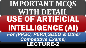Use of AI (Artificial Intelligence) | MCQs with Answers | Law | PPSC PERA Jobs 2025 SDEO Preparation