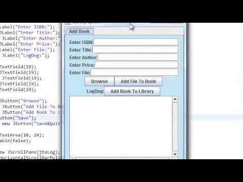 Java: Extended Simple Library System With GUI (Part 7)