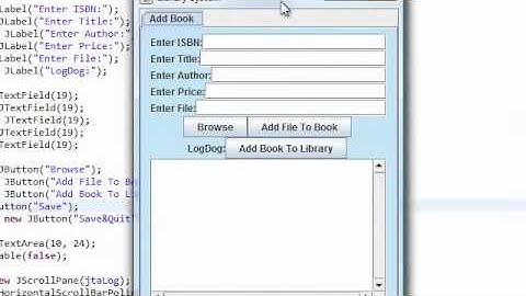 Java: Extended Simple Library System With GUI (Part 7)
