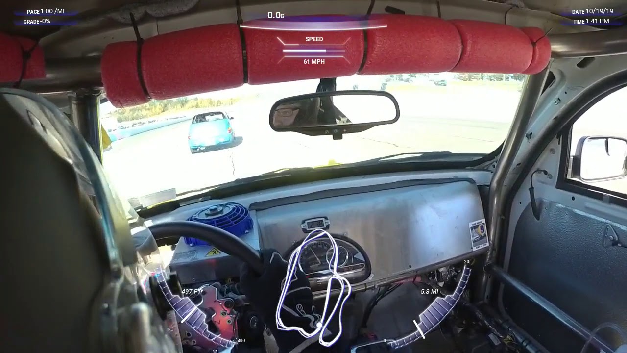 Chevy HHR vs Chrysler PT Cruiser 24hour of Lemons NHMS 2019 - YouTube