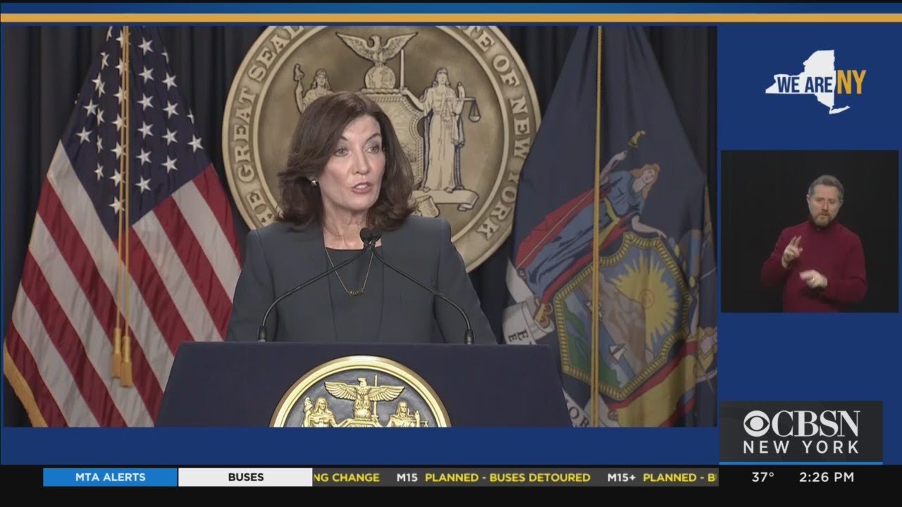 Gov. Hochul Gives Update On COVID, Omicron Variant In New York - YouTube