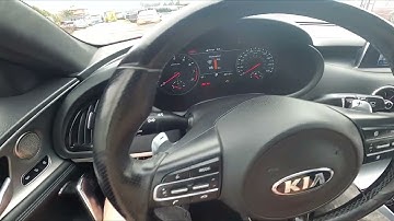 How to Change Speedometer Brightness Level in Kia Stinger ( 2017 – now )  - Adjust Brightness