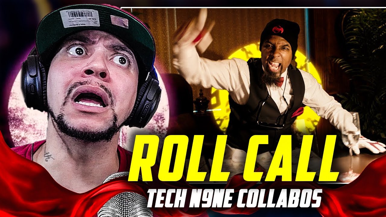 I CANT DEAL WITH THIS SHHH.... Tech N9ne Collabos - Roll Call (LIVE REACTION)