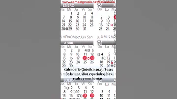 Gnostic Calendar 2025 