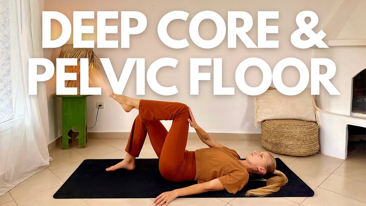 Postpartum Core & Pelvic Floor Workout (Deep Core Recovery After Birth ...
