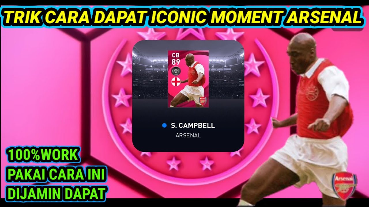 TRIK DAPAT ICONIC MOMENT ARSENAL DI PES 2021 MOBILE