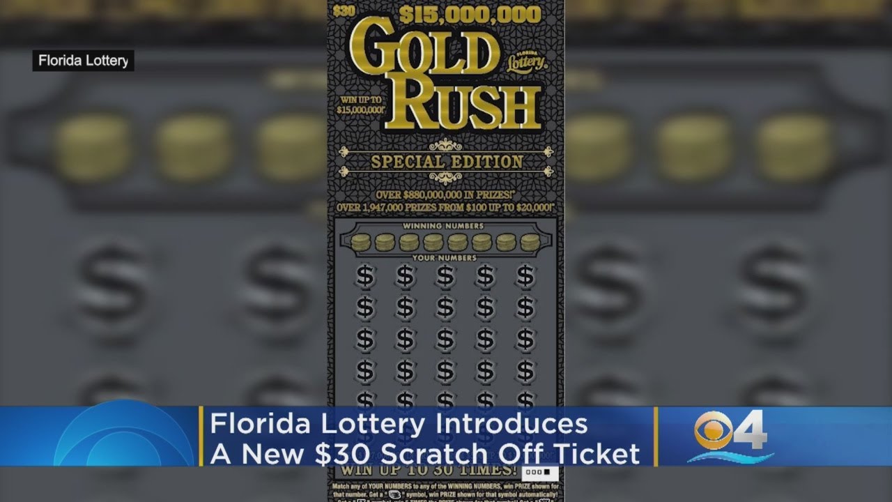 Florida Lottery Introduces New $30 Scratch-Off Ticket