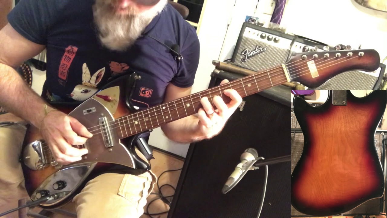 1965 Victoria 'Bizarre Guitar' (Zenon, Guyatone, Teisco)