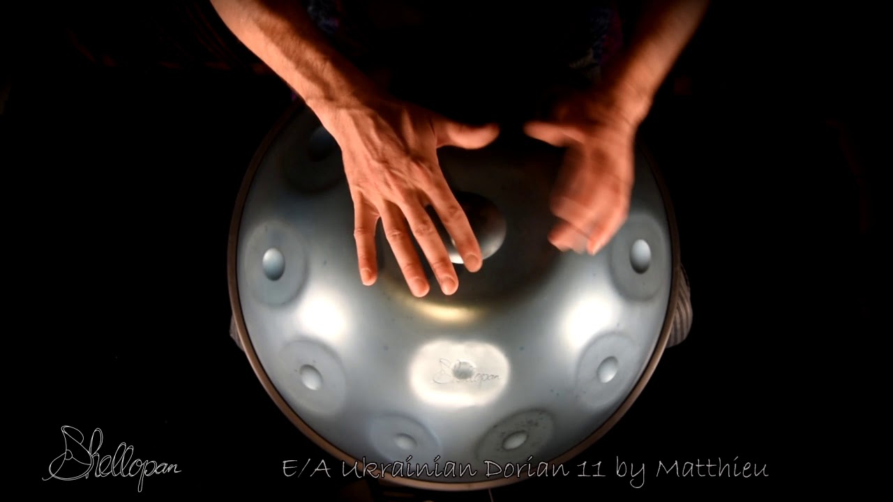 Handpan - E/A Ukrainian Dorian 11 (aka Romanian Hijaz) - Shellopan by Matthieu