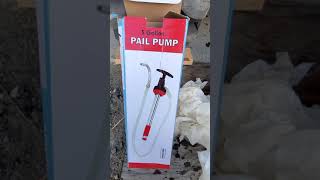 Harbor Freight 5-Gallon Pail Pump FAIL