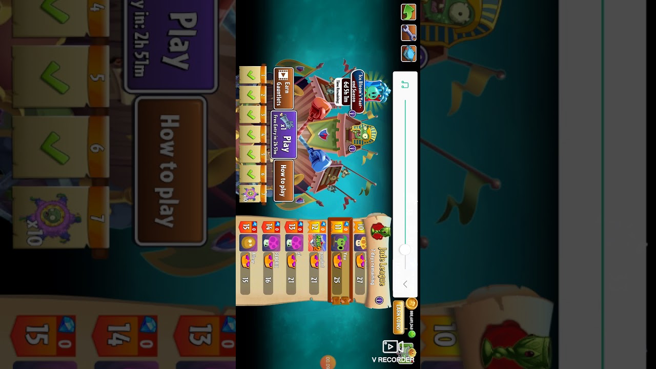 PVZ2 Area War | Ice Bloom's Year end Season | ICE x FIRE