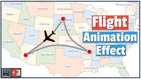 How to Create Flight Animation Effect in PowerPoint 2013
