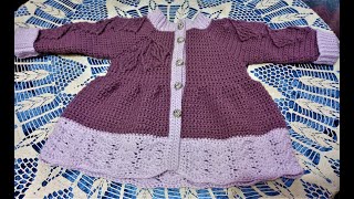 Baby coat for 1,5 - 2 years old girl Preview #AuthorModel #handmade