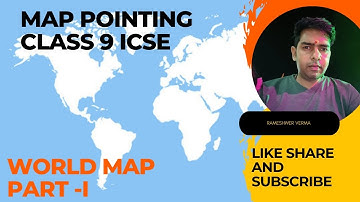 Map Pointing class 9 Geography World map-1