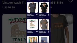 Redbubble Store Tour 🛍️#redbubble #viral #shirts #graphicdesign #shopping #usa #online shopping