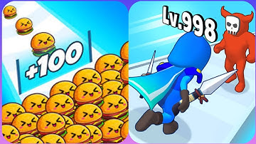 Solo Levelling vs Food Run 3D📐🟥⚽💎⚽🟥📐Satisfying Big Levels Android iOS Gameplay New  Max levels k888