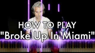 Lil Durk - Broke Up In Miami PIANO TUTORIAL | Sheet Music | Chords | Instrumental | Karaoke