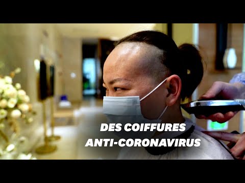 Contre le coronavirus, ce coiffeur de Wuhan coupe gratuitement les cheveux des infirmières Contre le coronavirus, ce coiffeur de Wuhan coupe gratuitement les cheveux des infirmières