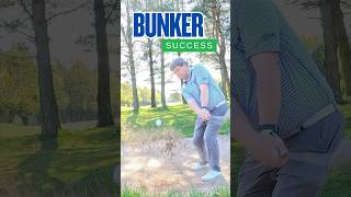 Bunker shots simplified in 4 moves #golf #golflessons #shorts