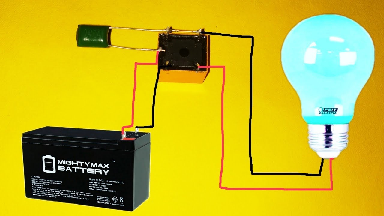 Make inverter 12 volt to 230 volt AC simple electronic