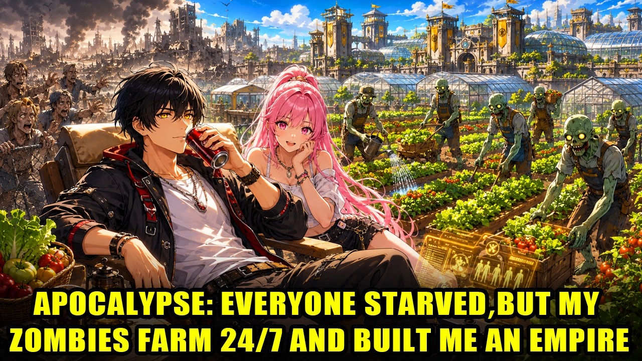 Everyone Starved in the Apocalypse… But My Zombies Work & Farm 24/7 and Built Me an Empire!