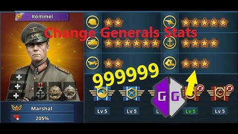 World Conqueror 4 how to change generals stats?