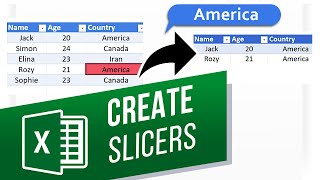 How to Create Slicers in Excel | How to Use Slicers in Excel