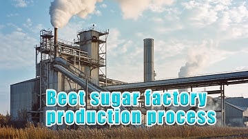 Beet sugar factory production process