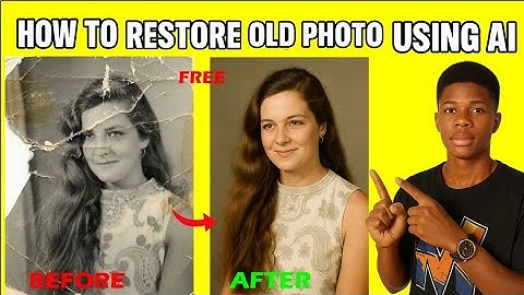 How To Restore Old Photo Using AI ( No Photoshop Needed ) | AI Tools Tutorial For Graphics Design