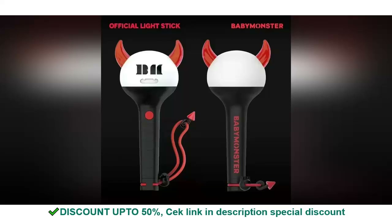 Kpop Idol BABYMONSTER Lightstick Hand Lamp Concert Hiphop Party Light Stick Flash Fluorescent RORA