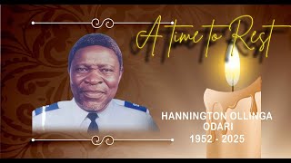 MORGUE JOURNE YBACK HOME OF MZEE HANNINGTON OLLINGA ODARI 1957-2025 DAY ONE