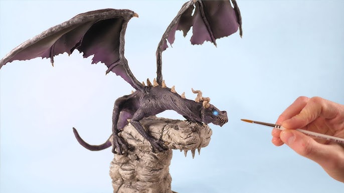 Making a GIANT Dragon Sculpture with APOXIE SCULPT (Epoxy Clay First  Impressions + Sculpture) 