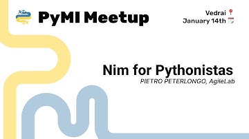 👑 Nim for Pythonistas (and Open Source Lovers)