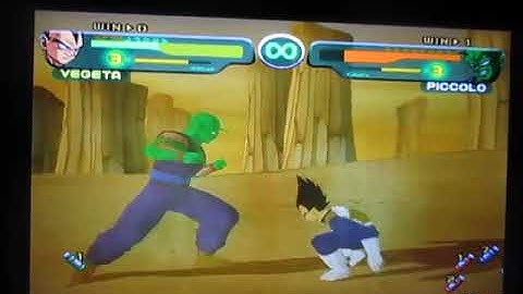 Dragon Ball Z Budokai(Gamecube)-Vegeta vs Piccolo