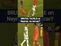 Santos vs Velo Clube: BRUTAL TACKLE on Neymar — Ref Gave NO RED! #neymar #santos #veloclube #futbol