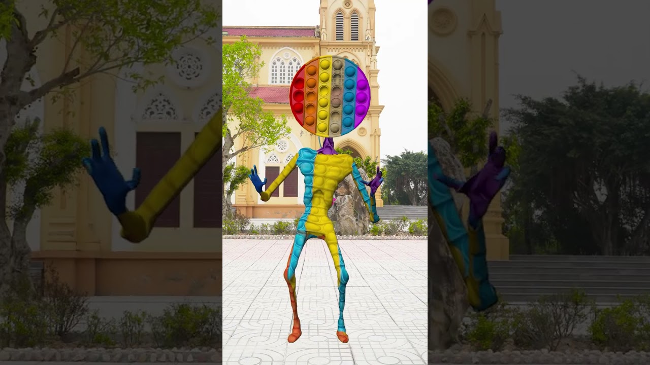 😲🌈Siren Head pop it coffin dance