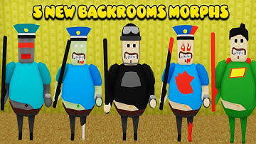 UPDATE - How To Get 5 NEW MORPHS in Backrooms Morphs - ROBLOX