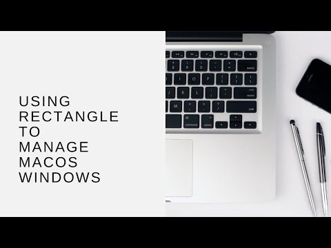 Using Rectangle to Manage macOS Windows