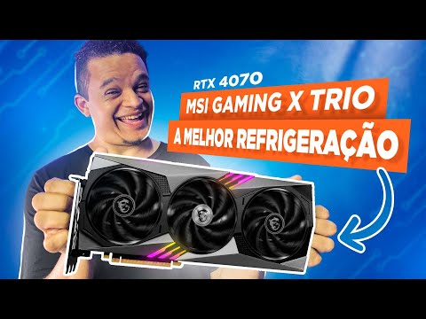 A nova RTX 4070 da MSI É TÃO BOA ASSIM? Review RTX 4070 Gaming X TRIO