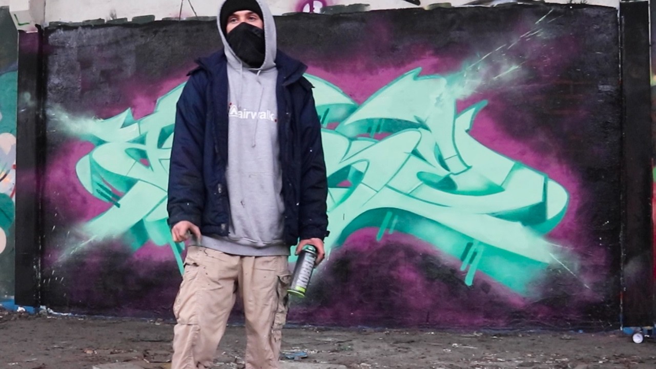 Can I BURN This Wall using only 1 Colour In My FIll? EFFECTS REALLY MADE THIS PIECE POP!