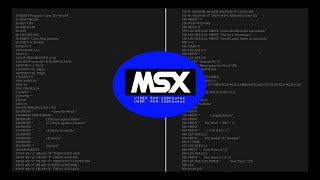 MSX BASIC Game Word Guessing