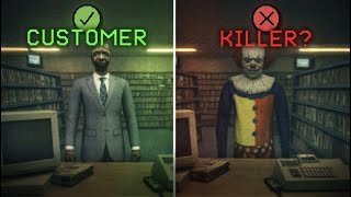 Working at movie store at the midnight | finding who’s the fake customer 