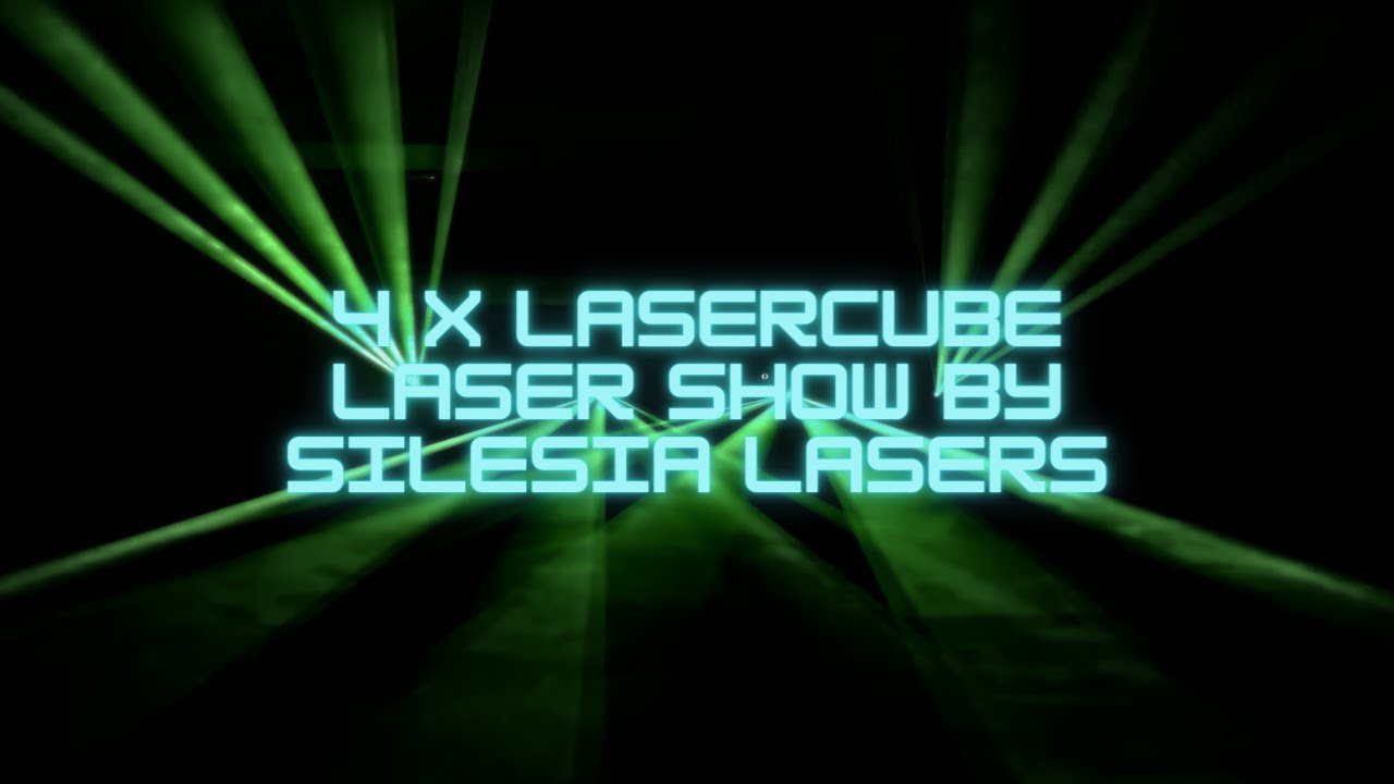 4 x LaserCube Laser Show by Silesia Lasers YouTube