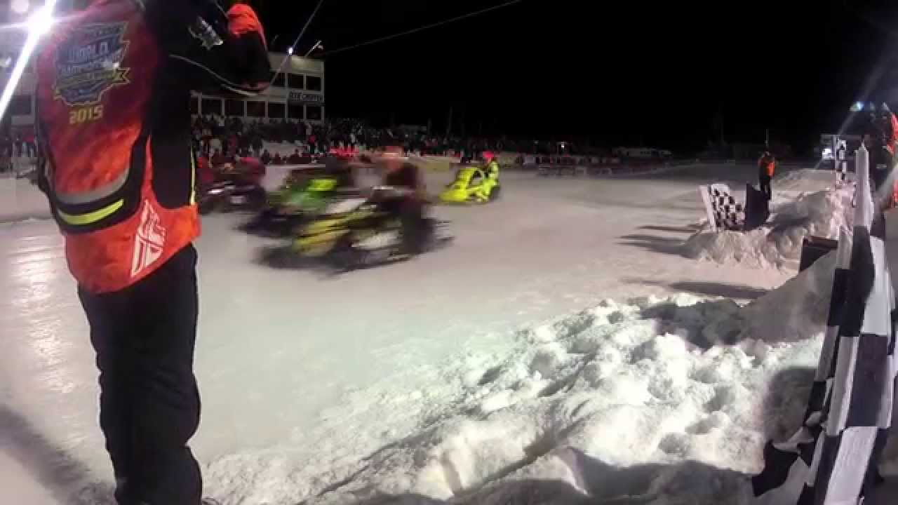2015 Sweet Sixteen Ice Oval Race (Chartier Motorsports) - YouTube