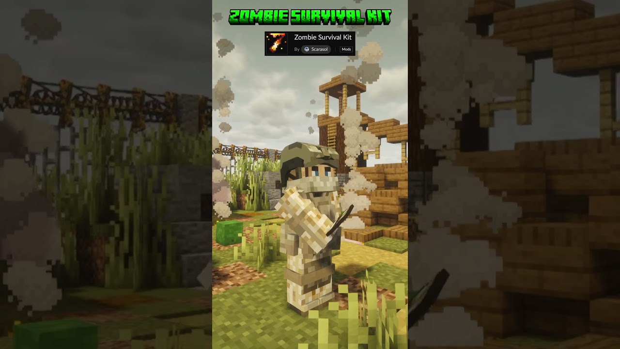 Лучшие моды для Minecraft на тему зомби-апокалипсиса в 2026 году! #6 