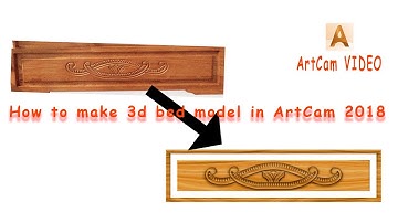 how to draw 2d to 3d model in artcam 2018