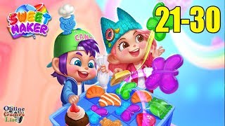 Sweet Maker - DIY Match3 Mania Level 21-30 Gameplay ᴴᴰ (Android iOS) screenshot 4
